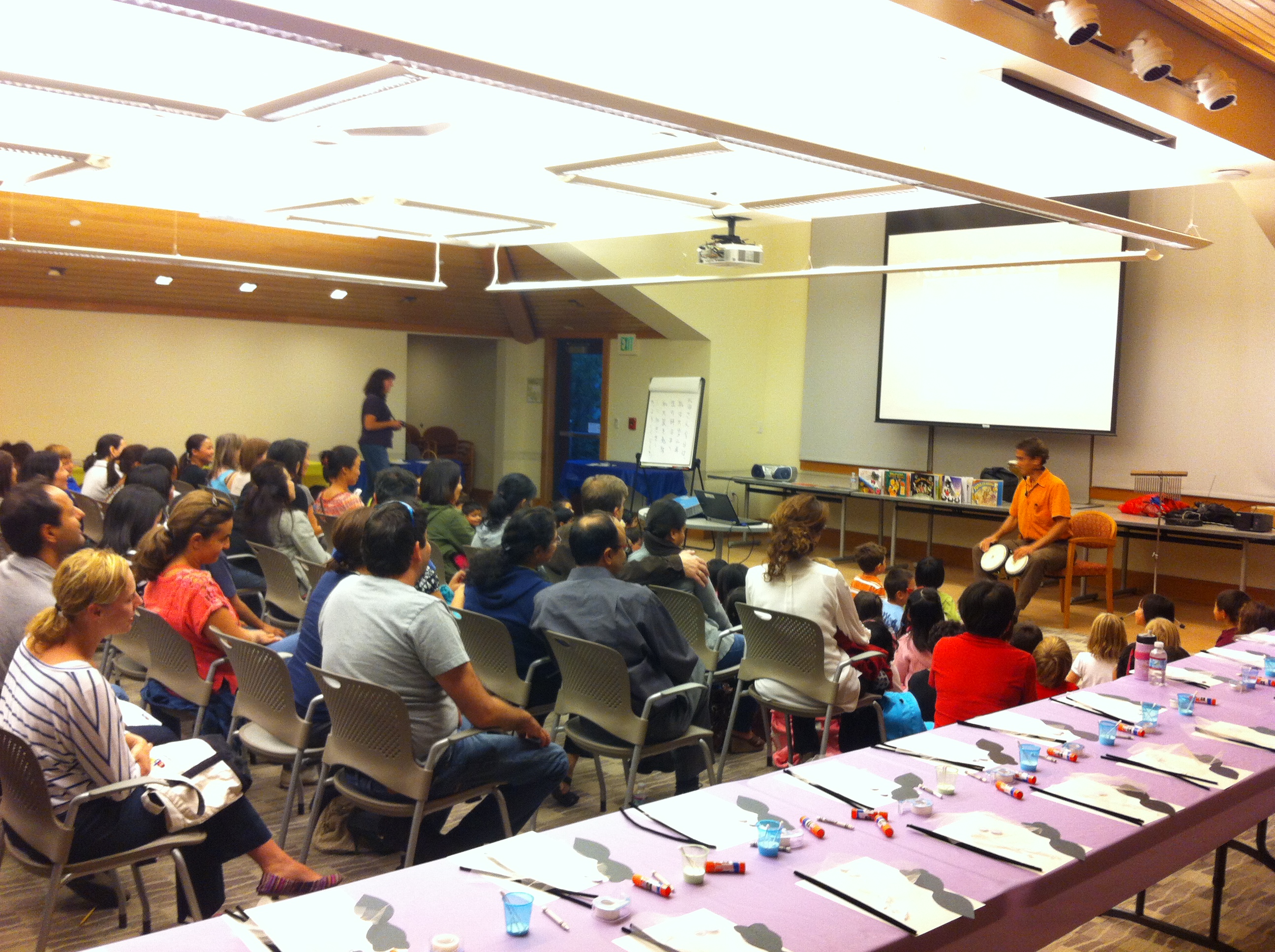 Guest Speaker Presenting Music with Art