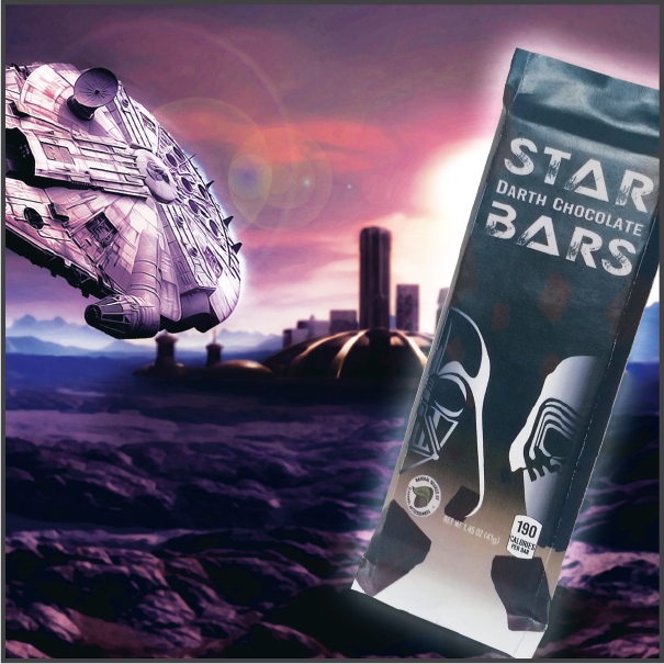 Star Bars Chocolate Wrapper