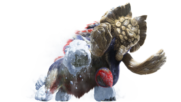A picture of a Gammoth stomping.