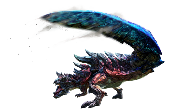 A picture of a glavenus attacking.