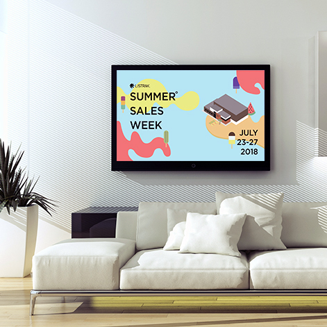 Poster promoting Listrak's Summer Sales Week