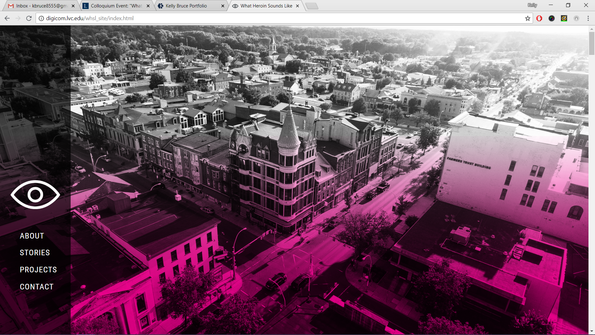 landing page